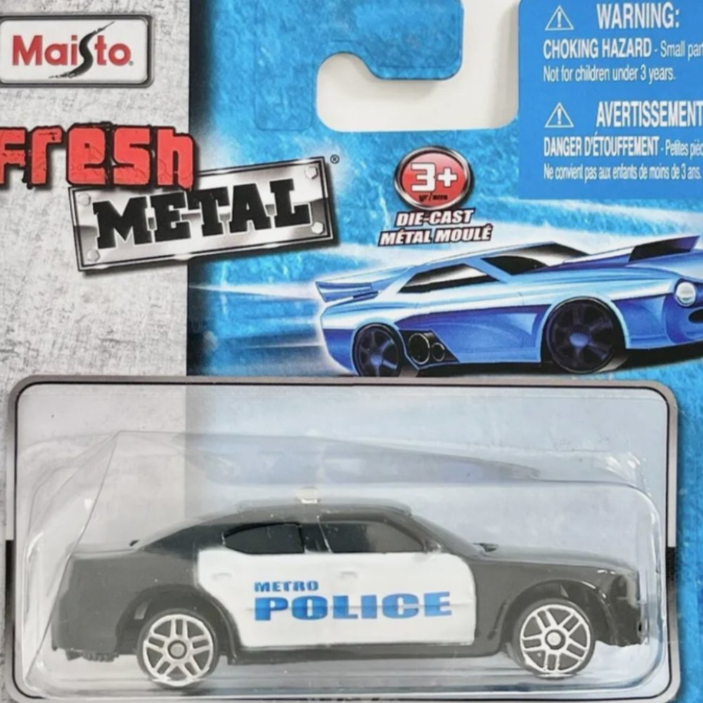 2006 Hot Wheels Dodge Charger Metro Police Mattel